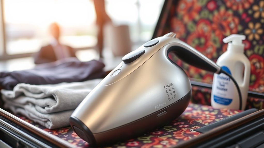 travel friendly garment steamer features