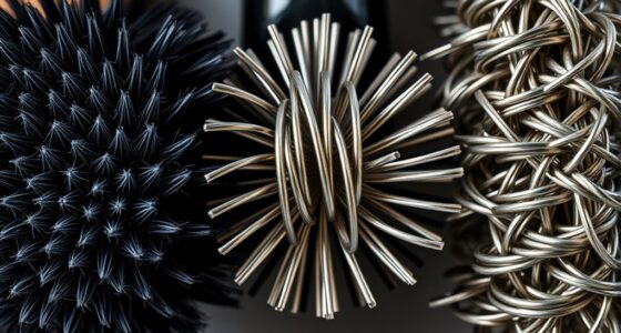 types of brush materials