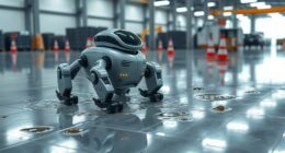 wet floor robot safety