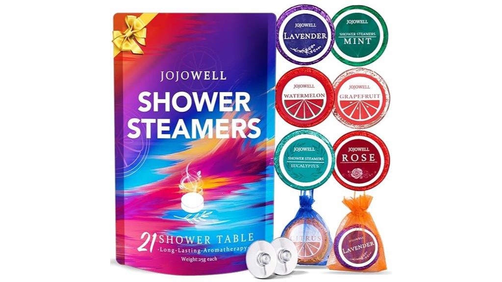 aromatherapy shower steamers pack