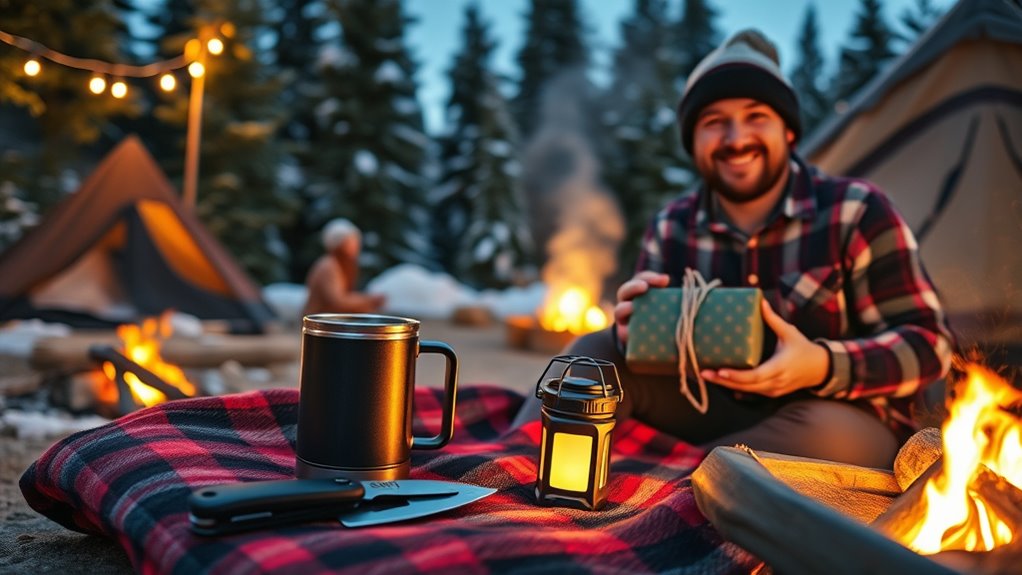 camping themed men s gift ideas