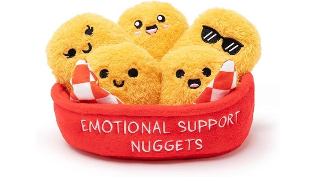 chicken nuggets plush basket