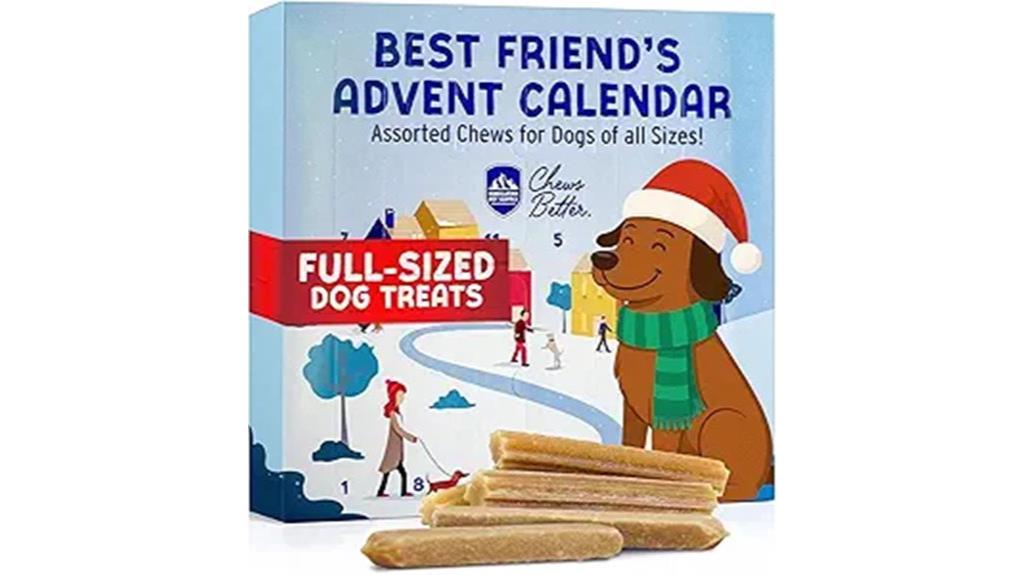 dog chew calendar