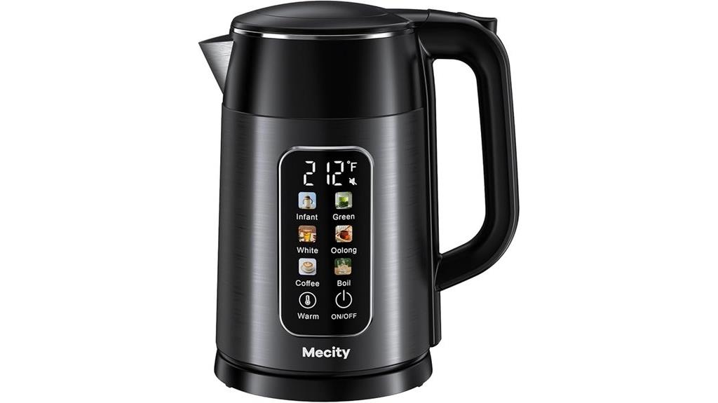 electric kettle with touch