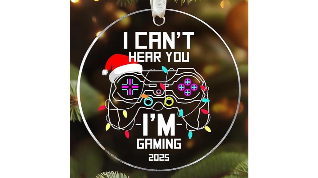 gaming christmas tree ornament