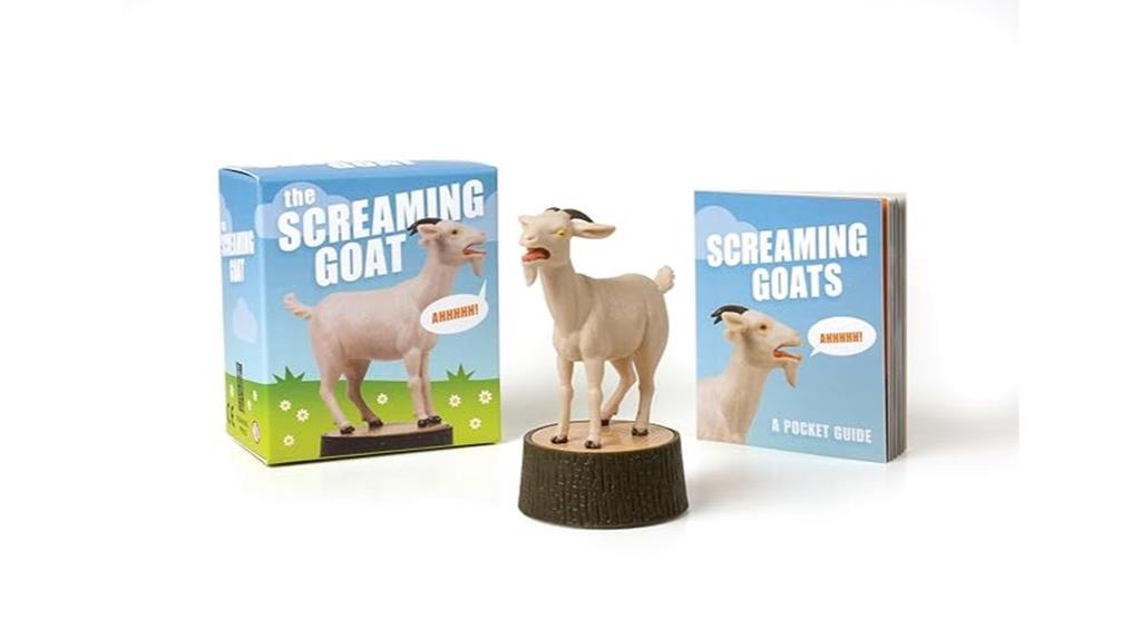 goat with screaming figure