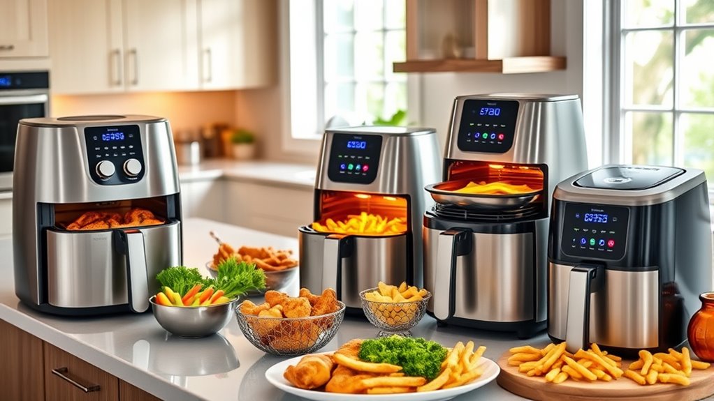 large family air fryers