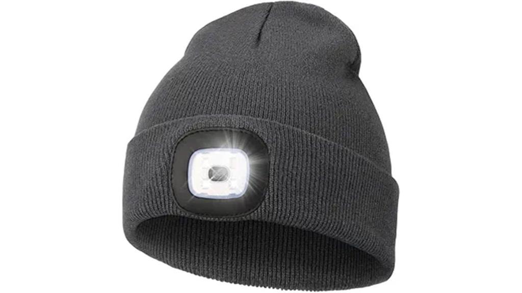 lighted beanie headlamp unisex