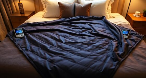 luxury dual control electric blankets