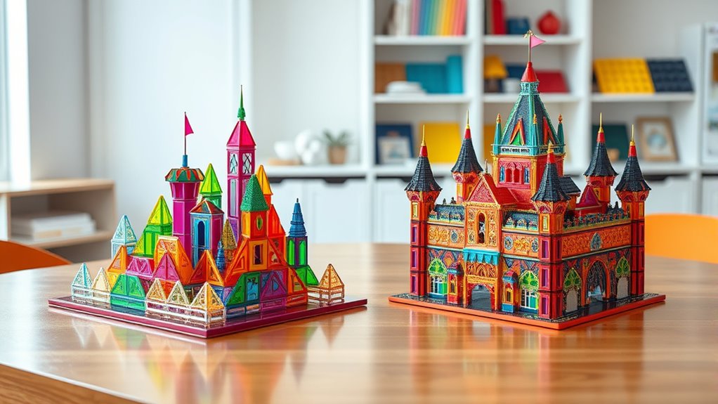 magnetic tiles comparison factors