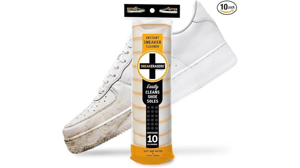 pack of ten sneaker cleaners