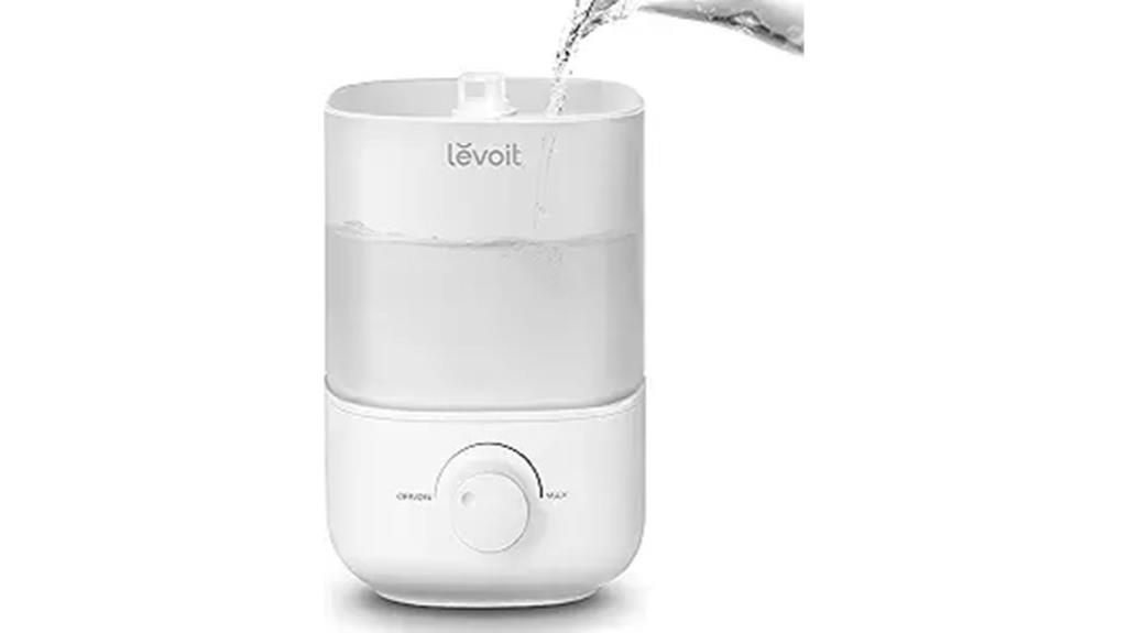 quiet 2 5l bedroom humidifier