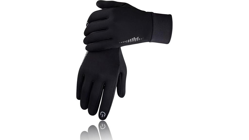 thermal touch ski gloves