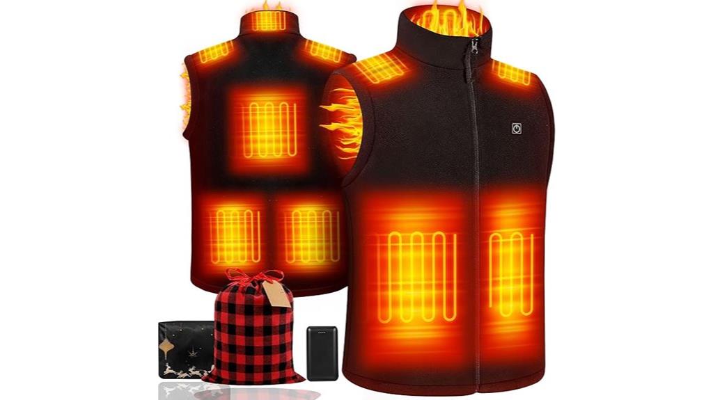 wireless heated vest with battery