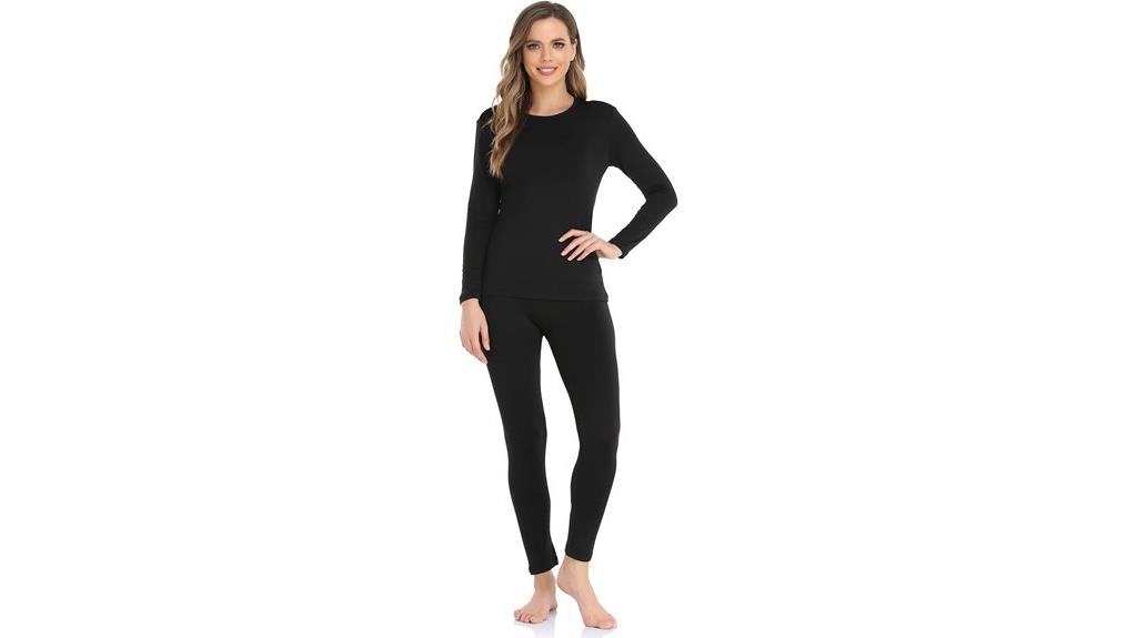 women s fleece lined thermal base
