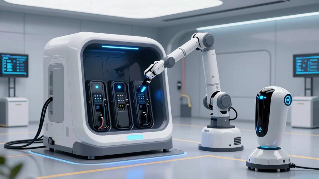 autonomous efficient robot charging