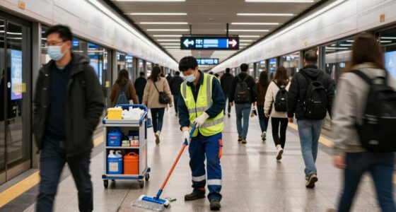 clean efficiently during busy times