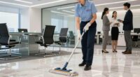 clean floors without disruption
