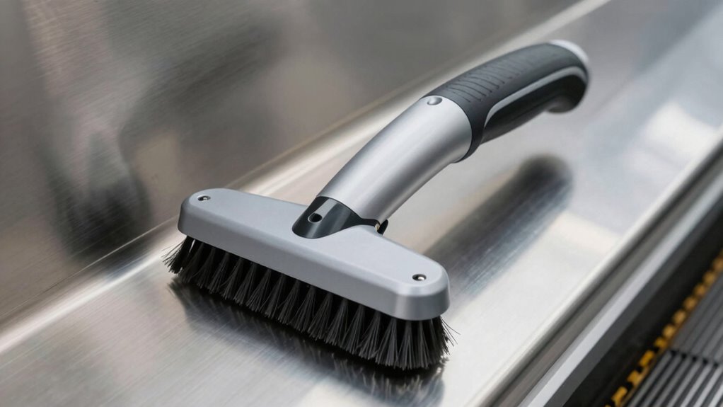 compact escalator cleaning tools