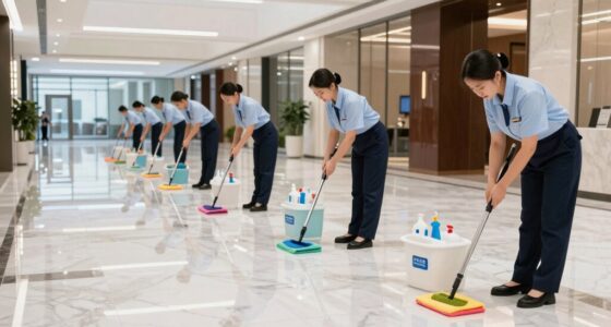 consistent building cleaning procedures