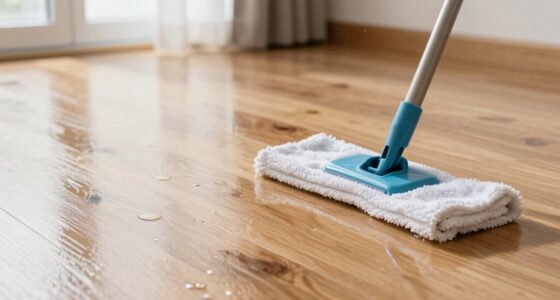 dry floors thoroughly afterward