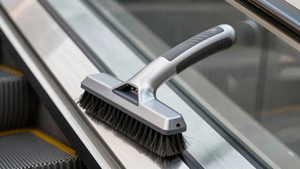 efficient space saving escalator cleaning