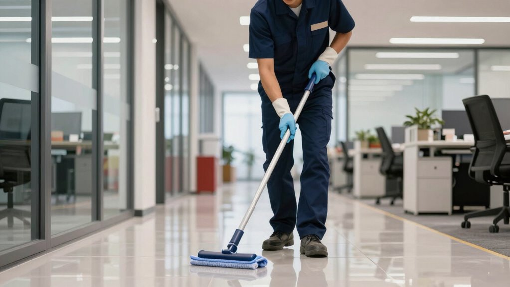 efficient well maintained cleaning routines