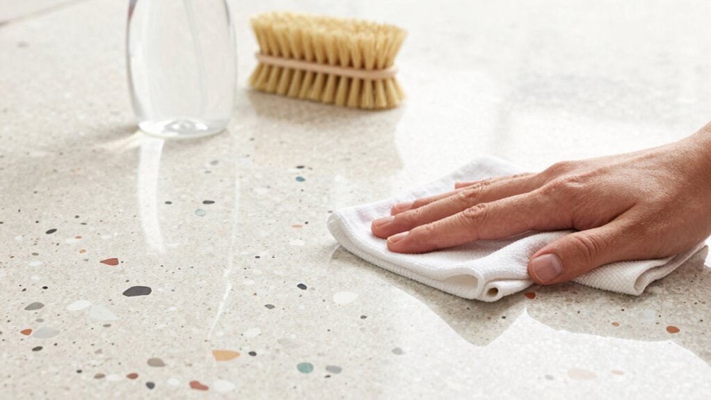 gentle cleaning preserves shine