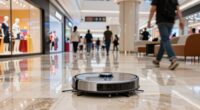 mall cleaning robot planning