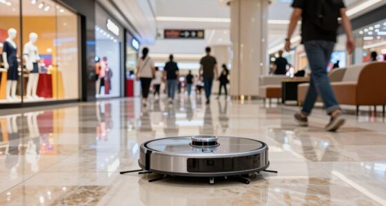 mall cleaning robot planning