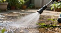 outdoor hard floor cleaning