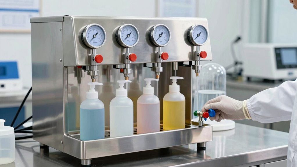 precise cleaning solution mixing