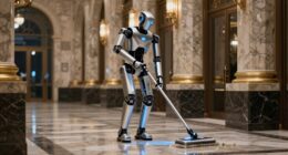 robots perform overnight cleaning