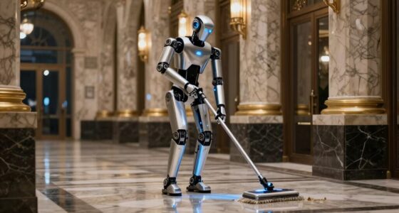 robots perform overnight cleaning