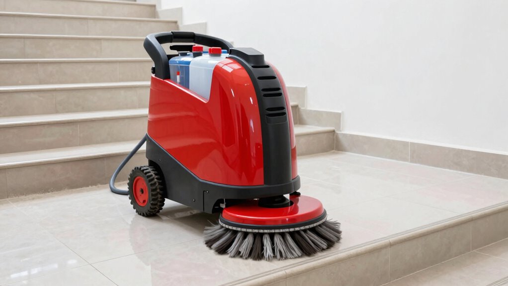 safe efficient stair cleaning