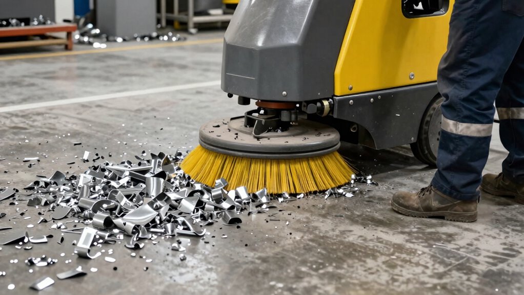safe metal shavings management