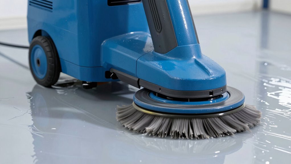 selecting the right epoxy floor scrubber