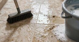 when to double scrub floors