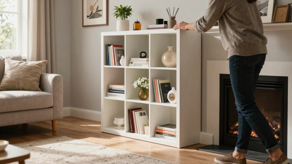This Living Room’s Fireplace Now Has a Dream Built-In Thanks to an IKEA BILLY Hack