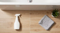 This Bath Had Peeling Molding, a Drop Ceiling, and Pink Grout — Now It's Classic