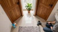 Two Doors Made This Bathroom Feel Awkward — So One Of Them Had To Go