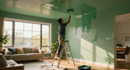 Are You Brave Enough To Paint A Gloss Ceiling? The 'Next Step' Of Color Drenching, Debated