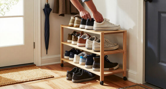 Dunelm’s Rotating Shoe Storage Is 30% Off – And Its Clever Design Doubles Your Hallway Storage