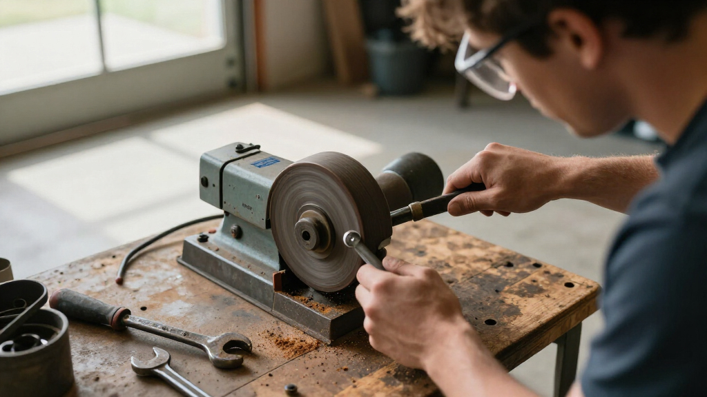 How To Use A Bench Grinder To Remove Rust From Tools