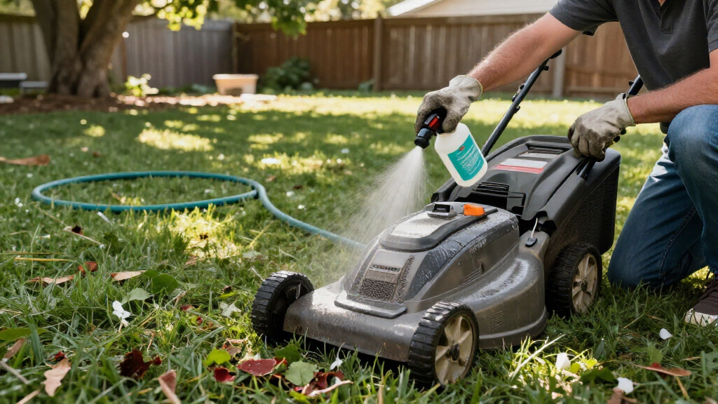 Not Oil Or Wd-40: Help Keep Grass From Sticking To A Mower With A Simple Task