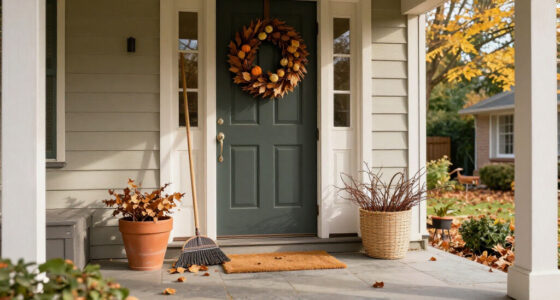Not Pumpkins Or Blowups: A Charming Way To Decorate Your Front Door For Fall