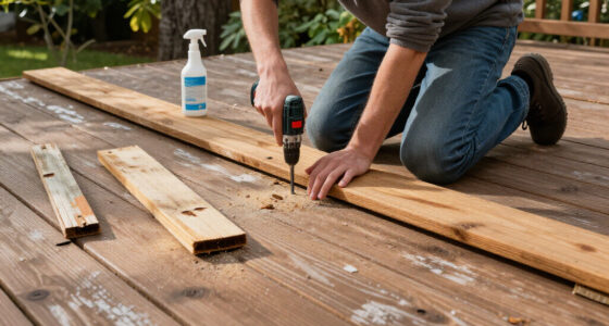 Replaced Some Rotten Deck Boards Today