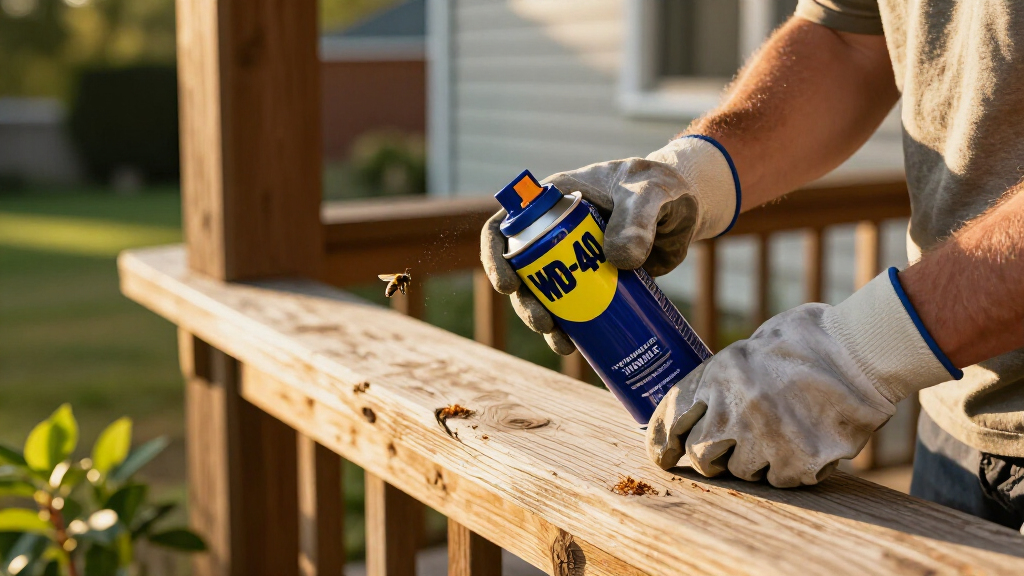 Say Goodbye To Carpenter Bees With The Help Of WD-40
