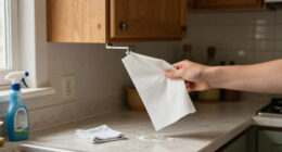 Skip Metal Paper Towel Holders: Keep Them Off Your Counter With An Easy-Tear Alternative