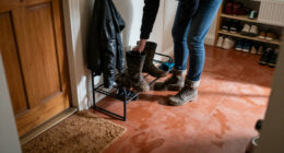 This £10 Argos Shoe Rack Is Perfect For Keeping Muddy Boots And Wet Jackets Tidy This Autumn
